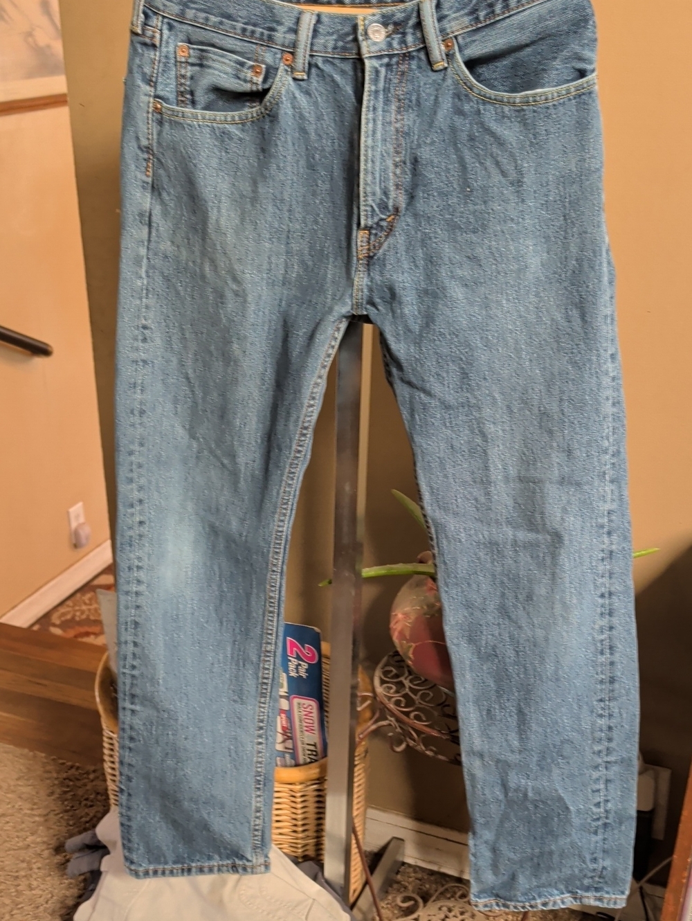 Levi's Light Blue Straight-Leg Jeans